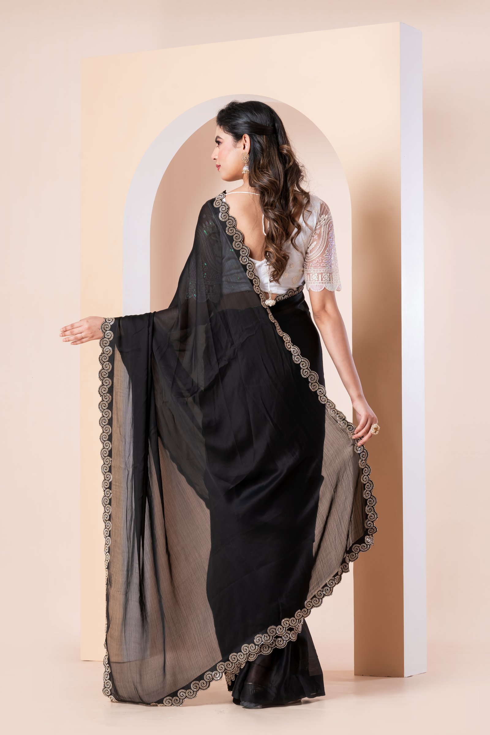 DESIGNER SAREE BLACK